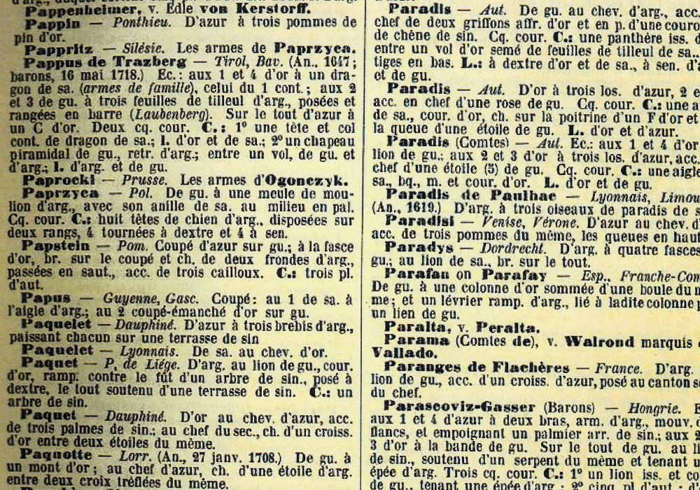 Formation en ligne M-2026 <br> <b> Lecture et illustration des armoiries