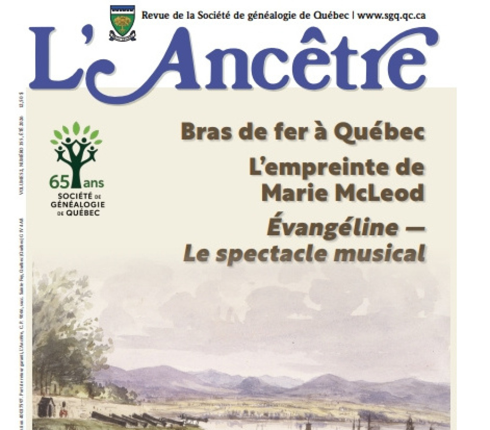 L&rsquo;Anc&ecirc;tre &ndash; &Eacute;t&eacute; 2026 : la revue L&rsquo;Anc&ecirc;tre est disponible ! 