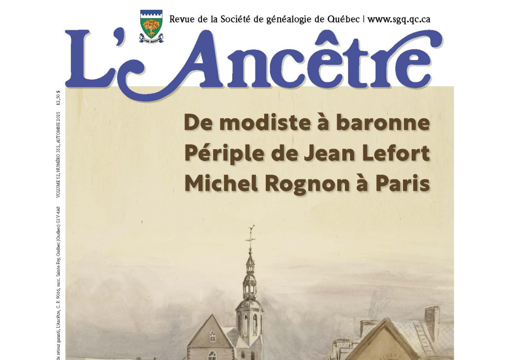 L’Ancêtre – Automne 2025 : les versions PDF et ePub sont disponibles !